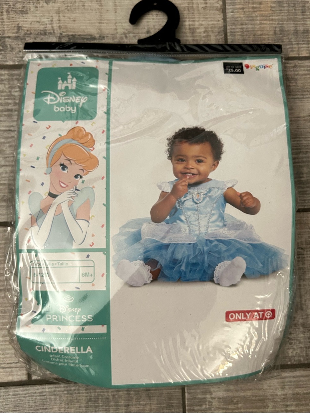 Cinderella Disney Baby Infant Princess Dress Costume (6-12 Months) NEW* - Picture 3 of 5